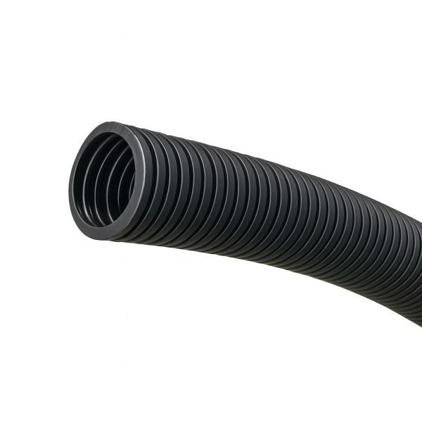 corrugated conduit closeup